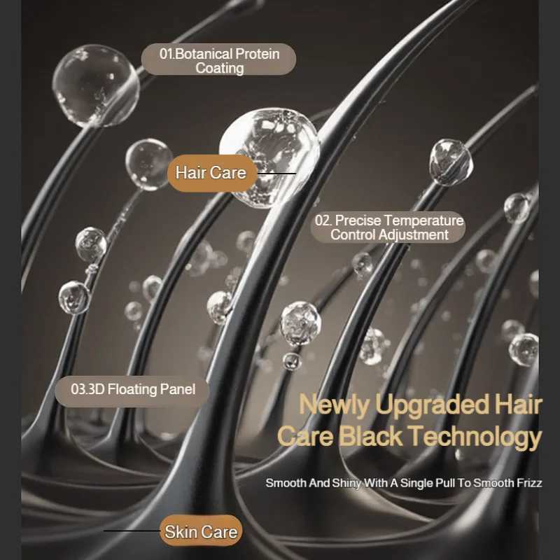 Straight hair Mini Clip Wireless splints Essential Oil Coated Hair Care Conditioning nourishes intelligent temperature controlT251122