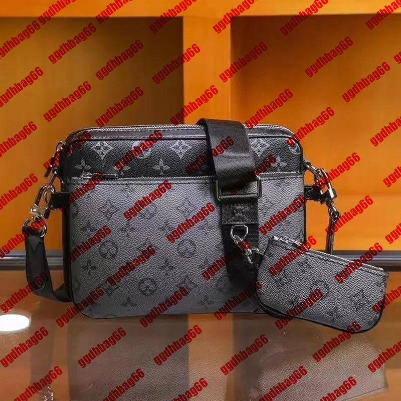 M69443 Trio messenger bag Fashion Evening Cross Body shoulder bags Leather Men designer handbags wallet phone bag designer bag th tote bag