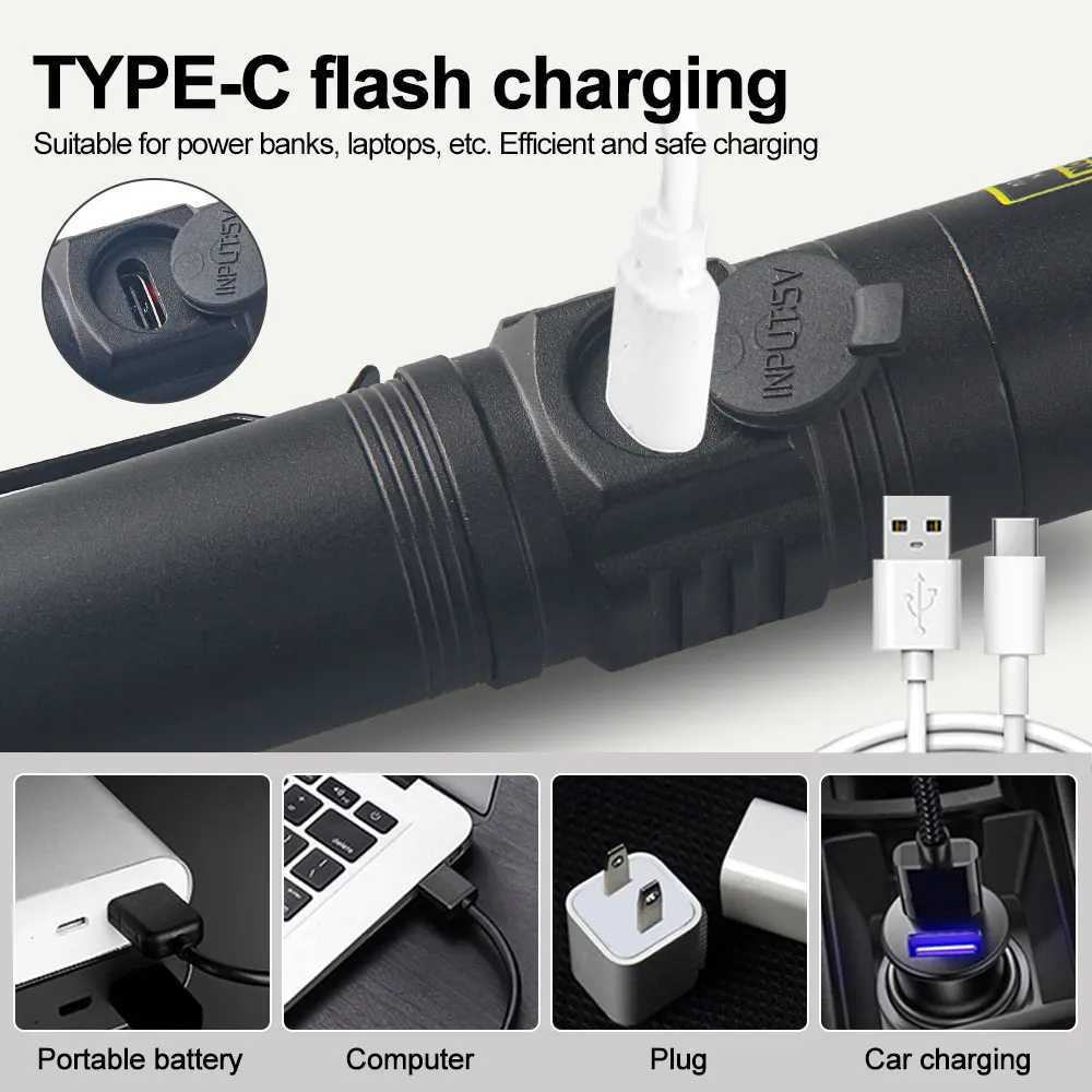 Mini UV Flashlight 365nm 395NM Ultraviolet Blacklight USB Rechargeable Purple Linternas Carpet Pet Urine Detector Catch Scorpion C251122