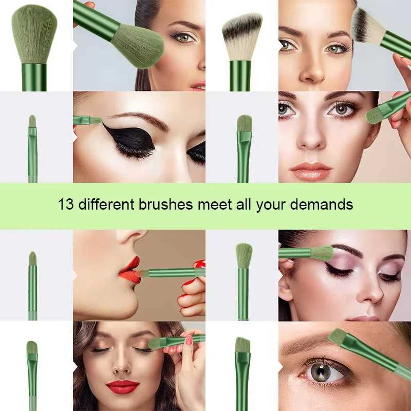 8/13/28Pcs Makeup Brushes Sets Professiona Cosmetic Foundation Powder Eyeshadow Kabuki Blending Make Up Brush Makeup Beauty Tool C251122