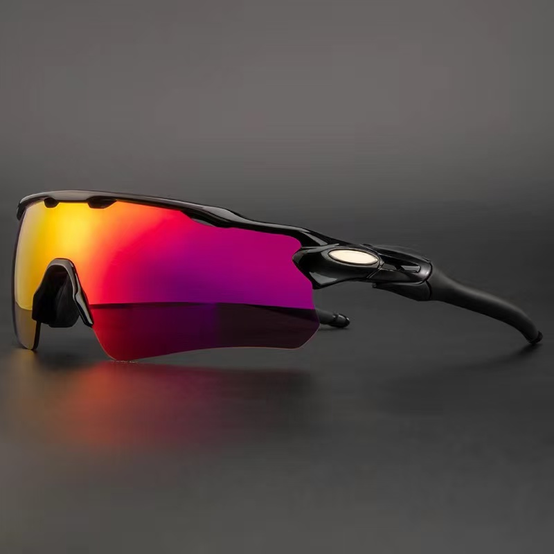 2025 Mens EV Zero Sunglasses Prizm Lens Lightweight Wrap Frame for Running Cycling Outdoor Glasses Polarized UV Protection Anti-Glare TR90 Frame Eyeglasses