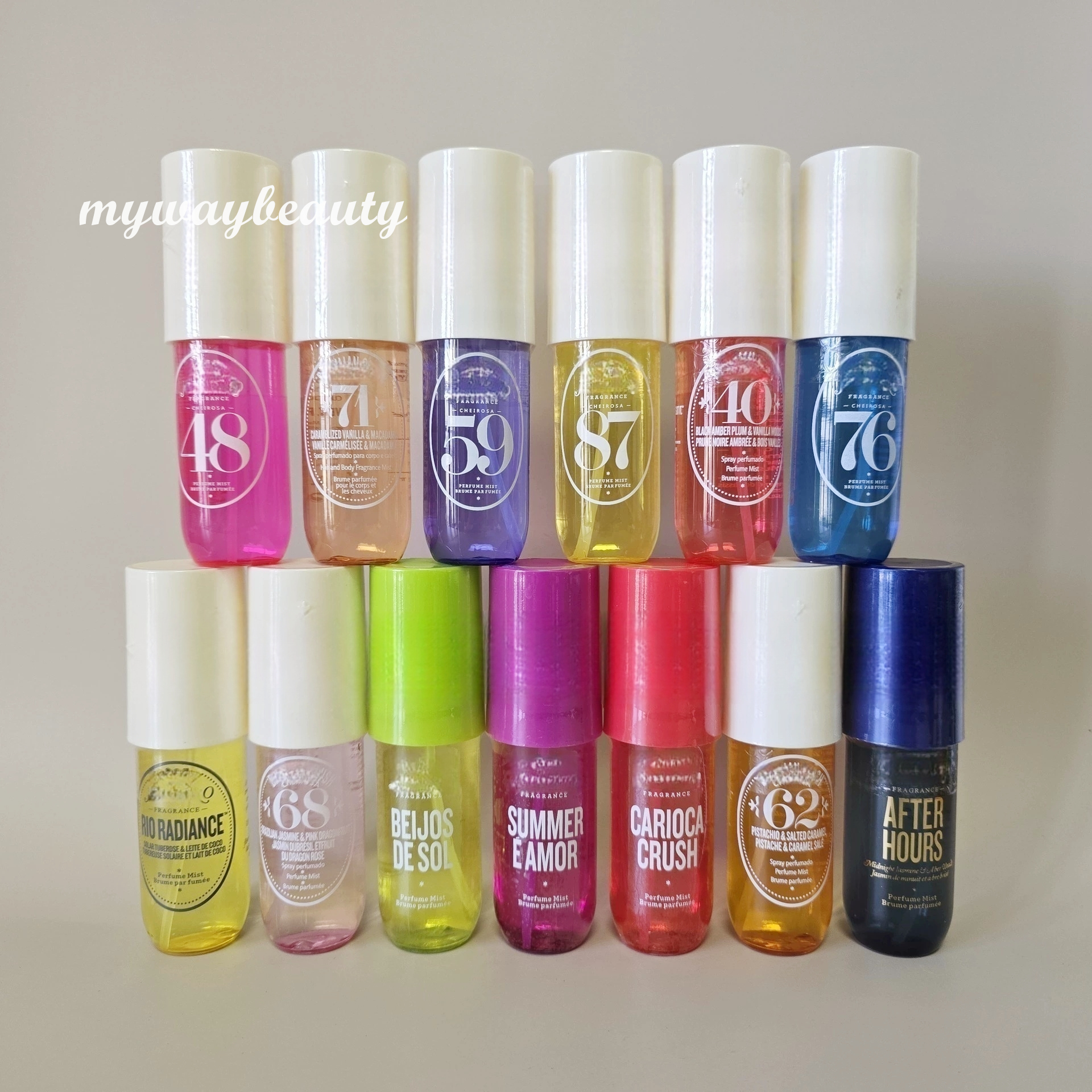 90ml Promotion Body Perfume Mist 3pcs/4pcs*30ml Travel Set Unisex Body Fragrance Mist Ideal for Daily Wear