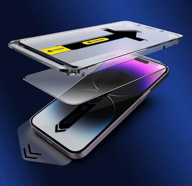 DHGadgets OEM dust removal 9H 3D privacy screen protector tempered glass iPhone 16 15 14 13 12 11 Pro Max XR suitable for Samsung s24 S23 ultra