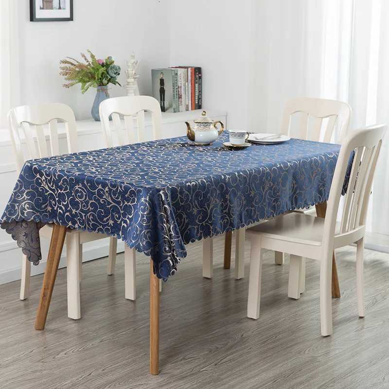 High Quty Europe Style Luxury Embroideried Gold Leaf 180180cm Square Tablecloth Hotel Home Table Cover For Event Decoration C251122