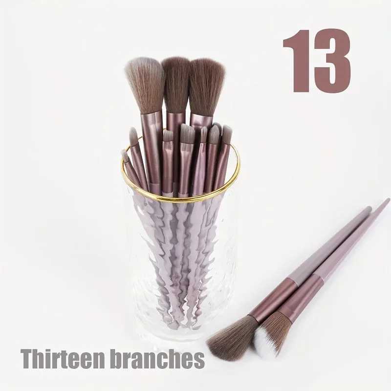 13PCS Valentine Luxury Brush Set-Vegan Cruelty-Free Makeup Brushes w/Travel Pouch Hypoallergenic Gift for Her/Wife/Girlfriend C251122