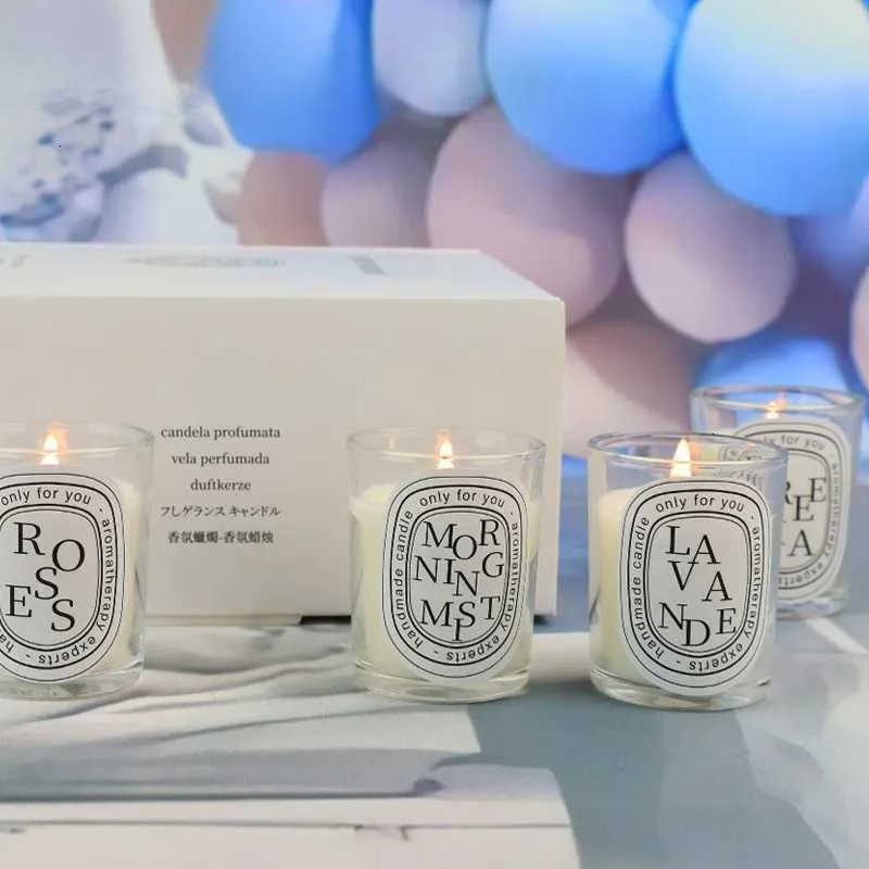 hot sell Pcs Box Set Handmade Clear Scented Companion Return Christmas Gift Fragrance Romantic Candle Lamp Table Incense W ddmySat