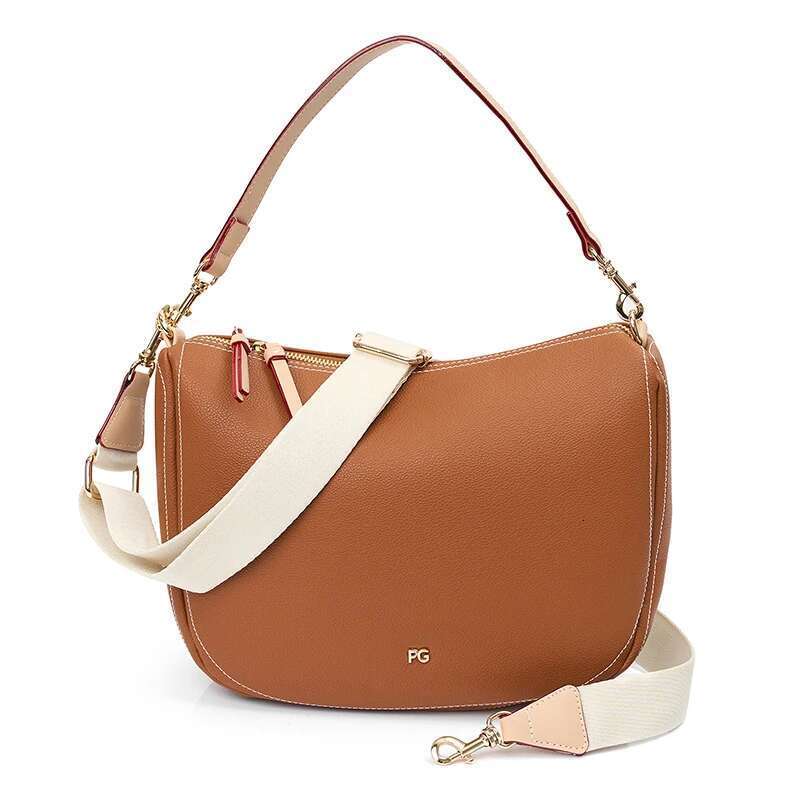 CH Fashion Women S Tote Versatile Simple Solid Color Printed Lettering Metal Brand Crossbody Shoulder Bag Bag