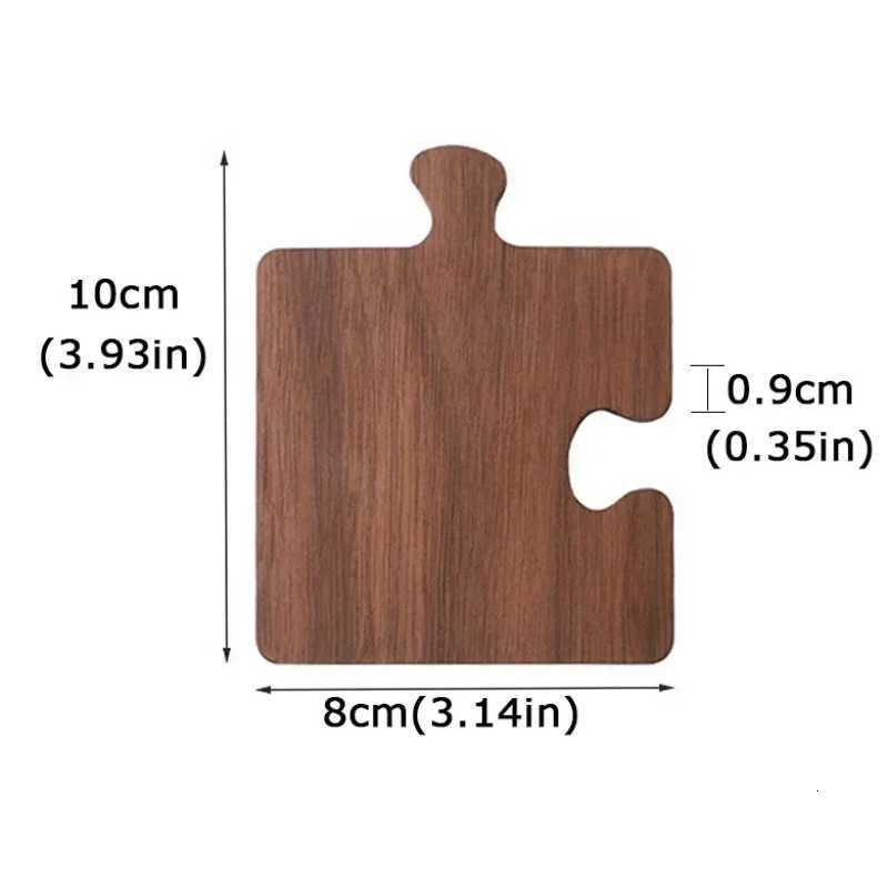 Walnut Coaster Log Coaster Restaurant Decor Solid Wood Heat-resistant Table Top Protection Insulated Wood Jigsaw Coffee Coaster C251122
