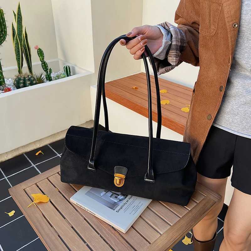 Quality Flap Design Underarm Shoder Bags For Wen 2025 Lat Luxury Designer Handbags PU Suede Large Capacity Cmuter Bags Y251121