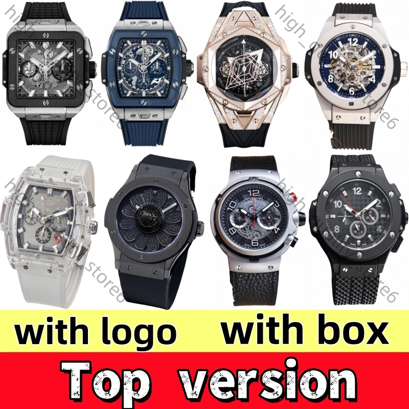 Aaa Hublotx Watches Classics Bigbang Mens Luxury Designer Hubolot Watch Man Watch Woman Watches Top Quality Chronograph Quartz Mechanical Automatic Watch Box 0de