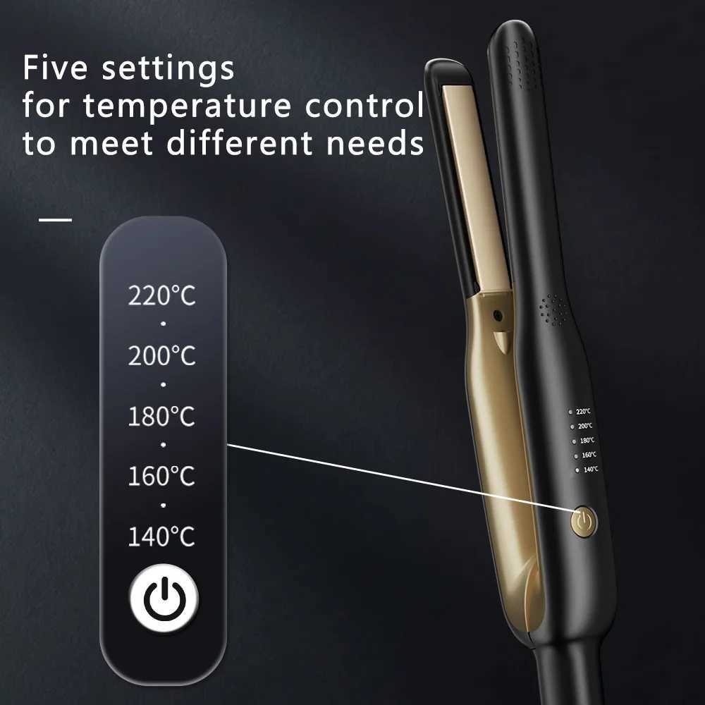Professional Hair Straightener-Ionic Flat Iron with Negative ions mens hair styler Anti-Scald Handle for Frizz-Free StylingT251122