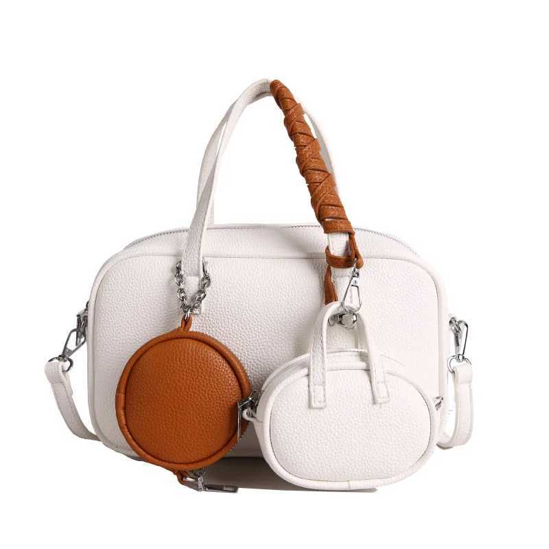 Fashion Large Capacity Pu Square Handbags Purses Vintage Crossbody Bag Lady Shoulder Bag With Two Coin PursesT251122