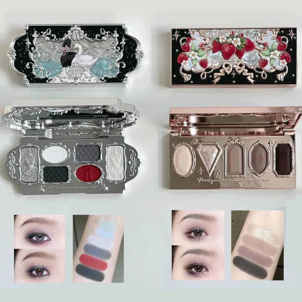 Moonlight Mermaid Gemstone Eyeshadow Palette Highly Pigmented Matte Shimmer Swan Ballet Eye shadow CollectionT251122