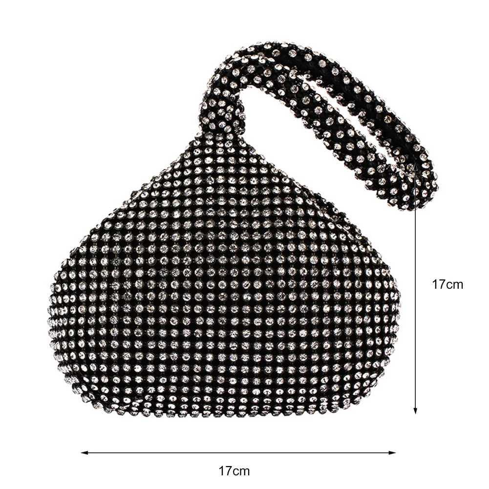 Mini Evening CluTCh Bag Women Glitter RhinESTone Party Prom Wedding Purses for Outdoor Shopping Business K251121