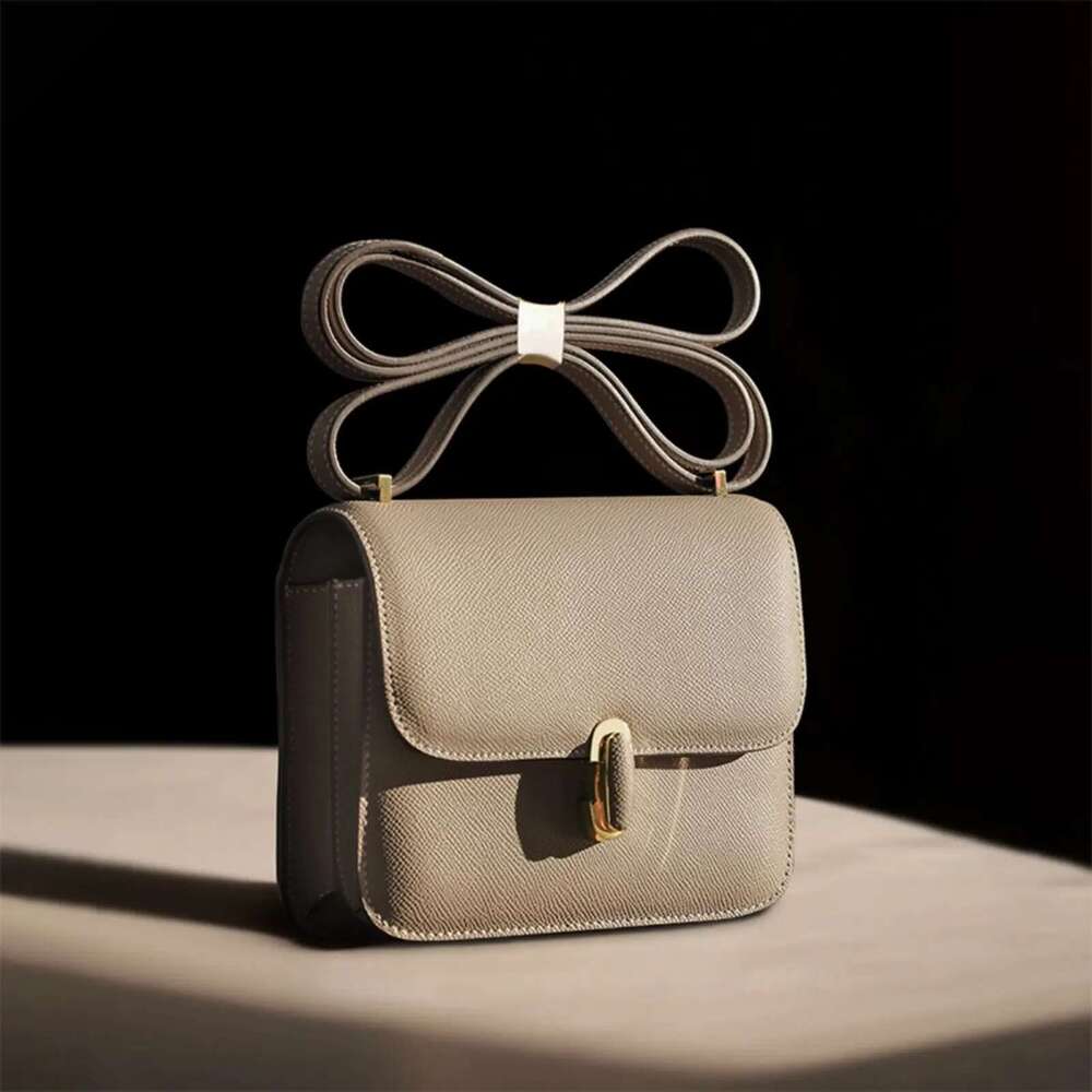 ITAMOOD Simplicity Genuine Leather Women S Small Square Retro Satchel Shoulder Bag For Daily Commuting Use Bag