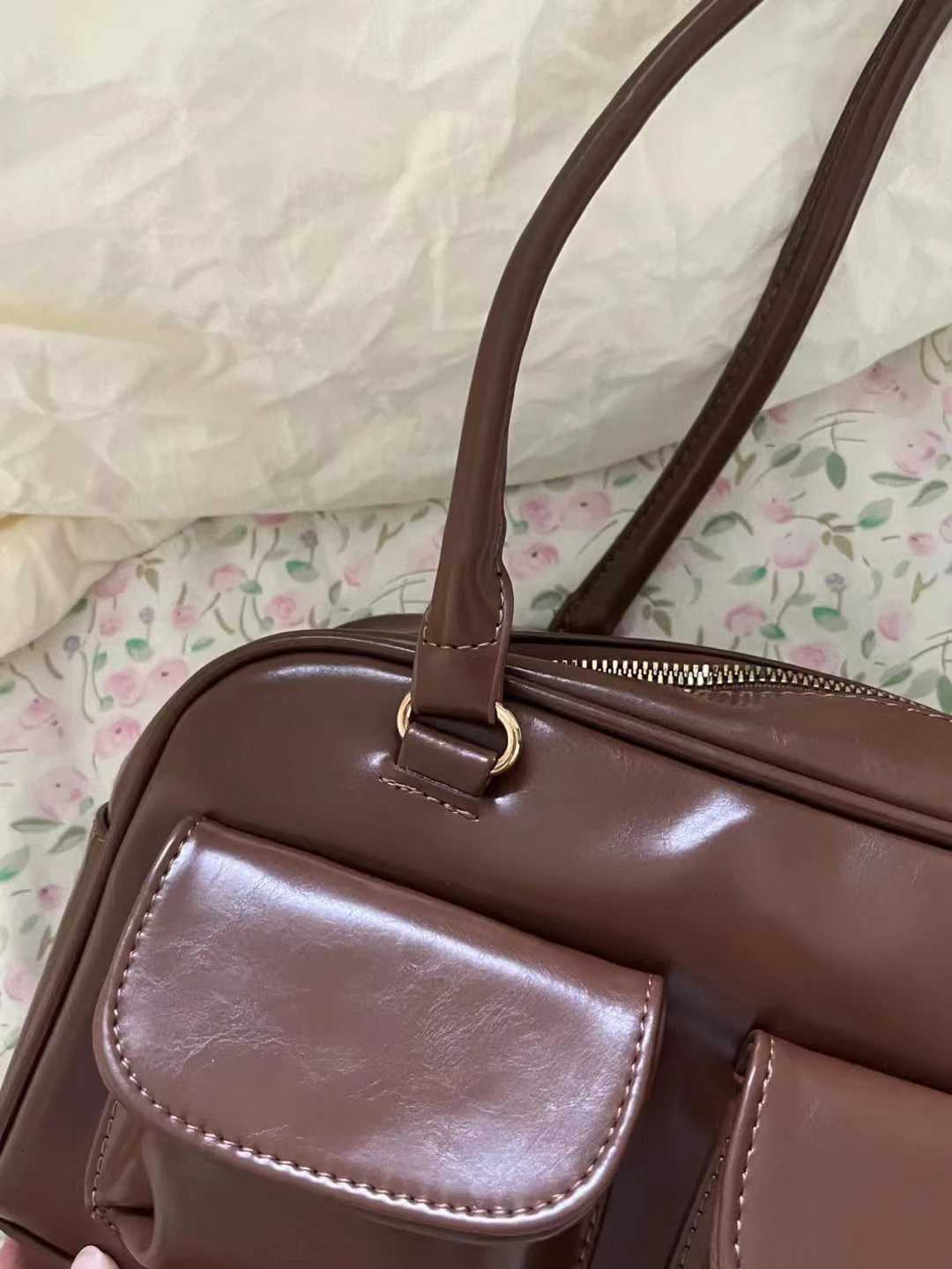 Casual Daily Womens Commuting Small Square Bags Vintage Ladies Fashion Shoulder Bags Portable Female Mobile Walle HandbagsT251122