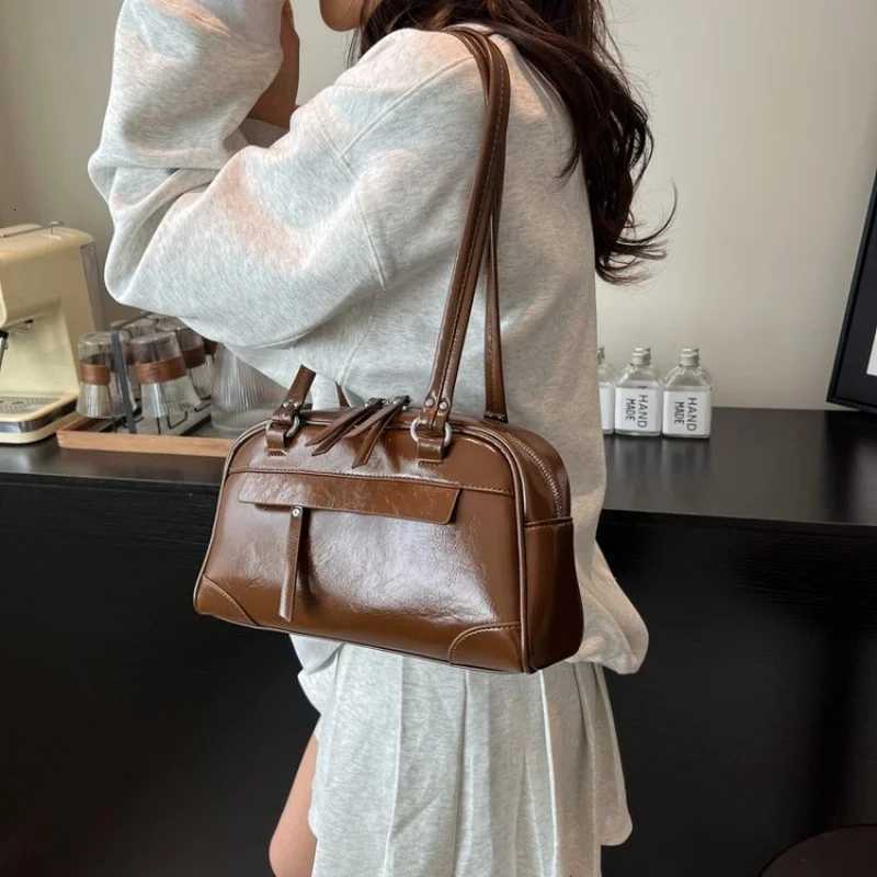 Luxury Brand High-End Leather Womens Tote Bag Popular Classic Elegant Trendy Design Commuter Casual BagT251122