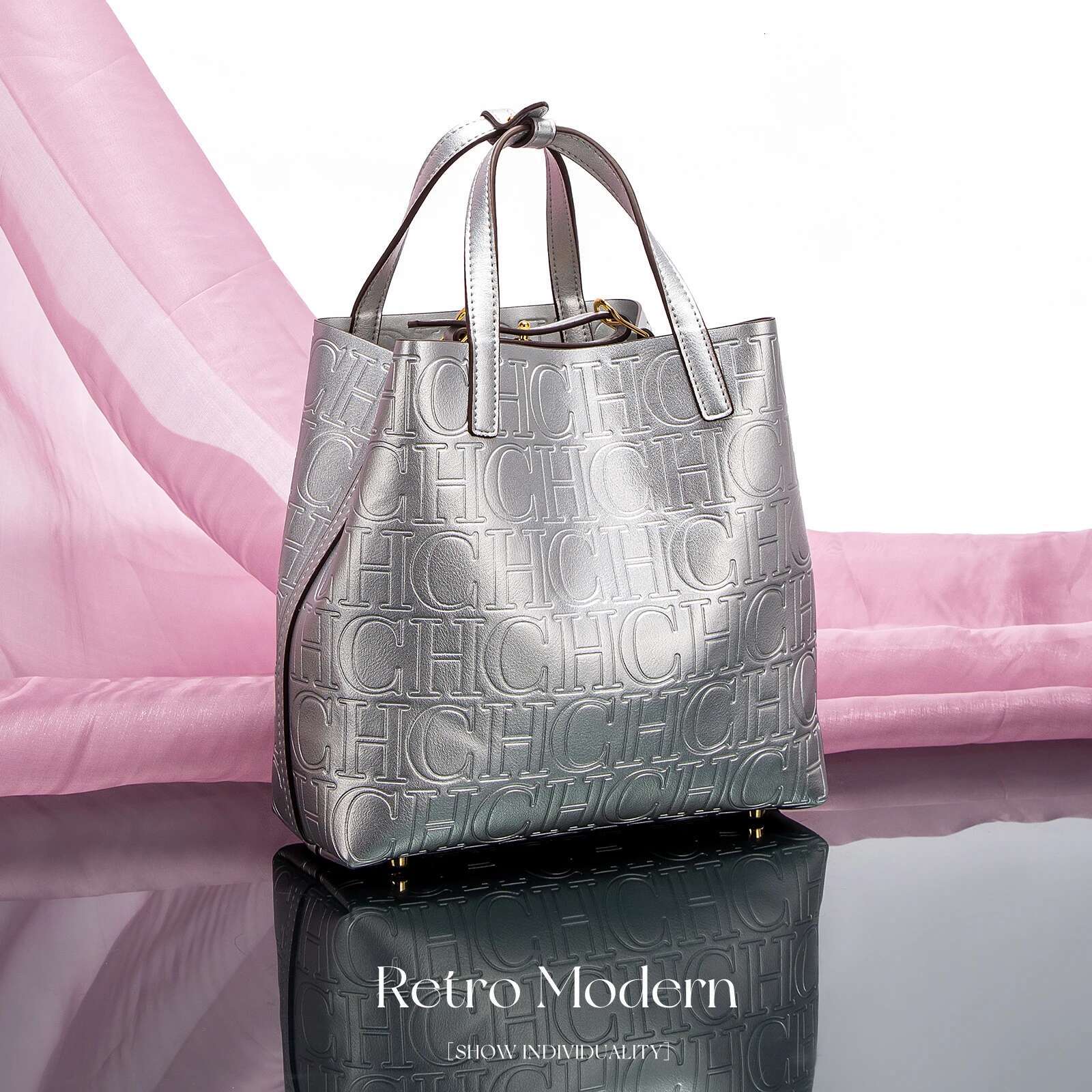 CH Handbag Large Capacity Elegant Design Letter Brand Fashion Casual Hundred Women's Bags