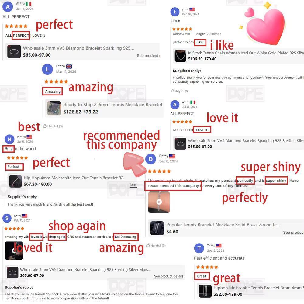 Moissanite Bracelet Bling Cluster 925 Silver Bangles VVS Baguette Cut Pass Diamond Tester Moissanite Tennis Bracelet