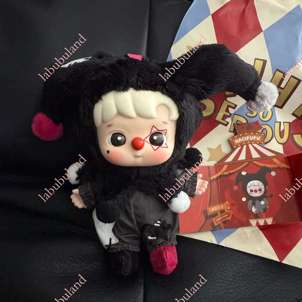 Hot Sale PPMT Halloween Why so Serious Series Juggling Clown Rainbow Jelly Bean Bubblegum Moonlit Mask Mini LABUBU Vinyl Plush Pendant Blind Box Festi