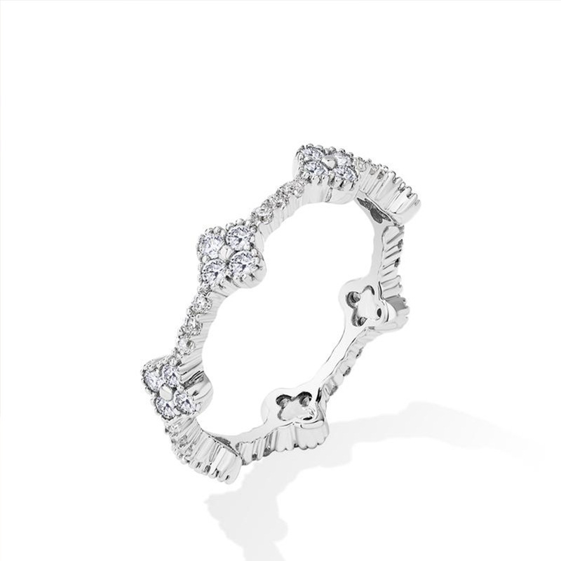 New Ladies Ring Luxury Large Square Jewelry High quality gold designer diamond ring rings designer for women engagement men love ring rings - view 6