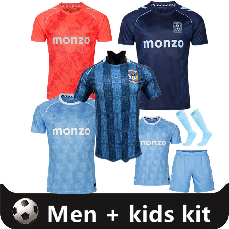 25 26 Coventry City Home AWAY THIRD Soccer Jerseys Sheaf Gyokeres Godden Hamer 2025 2026 blue black Men Kids Kit Football Shirts Tops Camiseta De Futbol