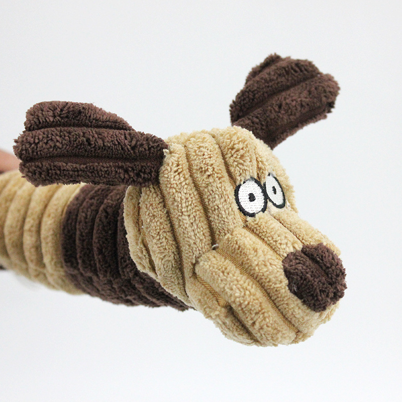 3 Pack Dog Toys with Squeakers, Plush Teething Toys to Keep Them Busy, Stuffing Crinkle Interactive Dog Animals, Cute Funny Dogs Gifts for Small Mediu