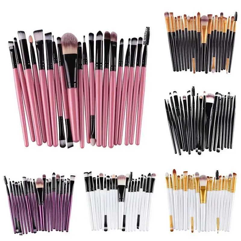 20Pcs Makeup Brush Set Beauty Makeup Concealer Brush Blush Loose Powder Brush Highlighter Foundation Eye Shadow Brush Tools C251122