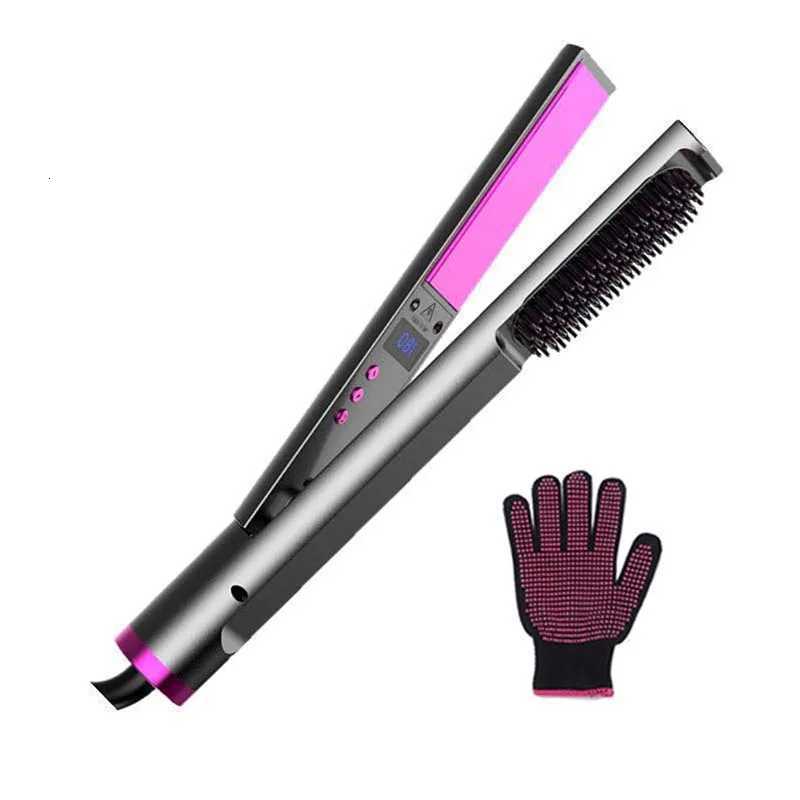 Electric Comb Electric Hair Straightener With Comb Hair Straightener Flat Iron Straightening BrushT251122
