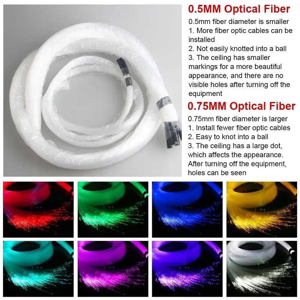RGBW 1/2/4/6 split machine Car Roof Star Light APP Control Fiber Optic Star Ceiling Light Starry Sky ceiling for Car HomeW251122