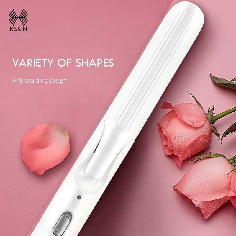 KSKIN New Products Home Electric Hair Straightener Hair Salon Equipment With Ptc Heater Titanium Flat IronT251122