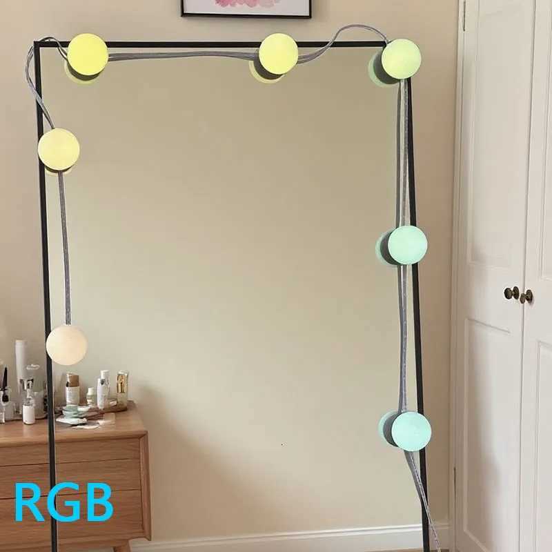 LED Detachable Bulbs Professional Makeup Mirror Lamp USB Power Cosmetic Mirror Light Hollywood Dressing Table LED Vanity Lights M251122