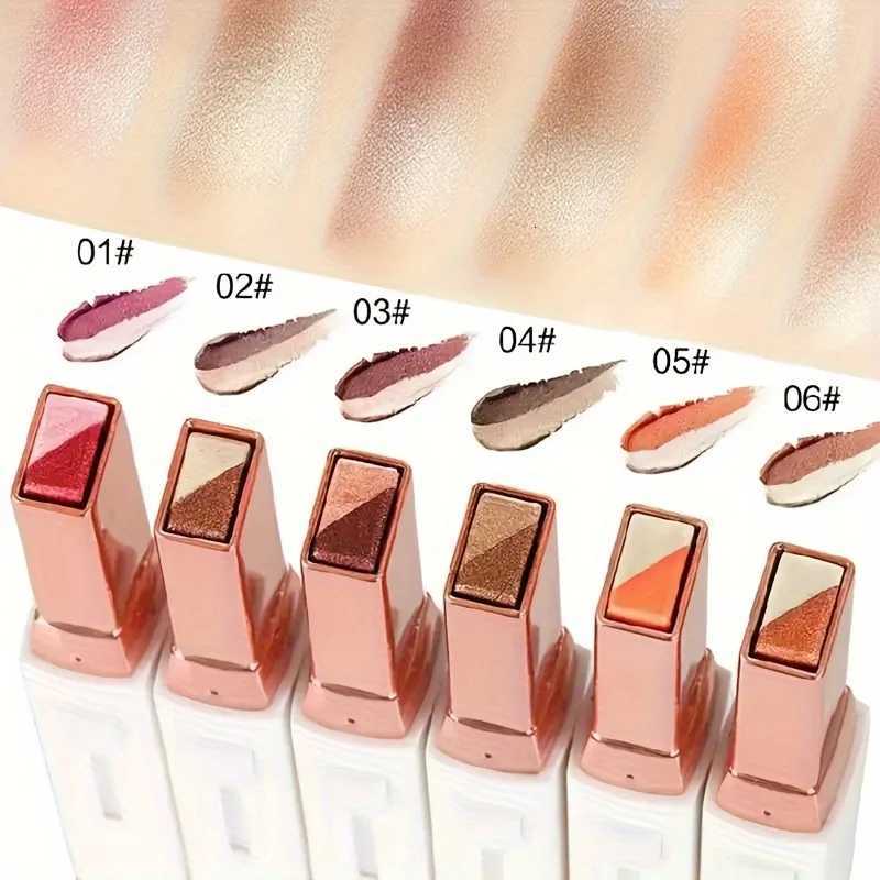 Double Color Eyeshadow Stick Pearlescent Eyeshadow Pencil Glitter Liner Highlighter Multicolor Eye Shadow Eyes Makeup CosmeticsT251122