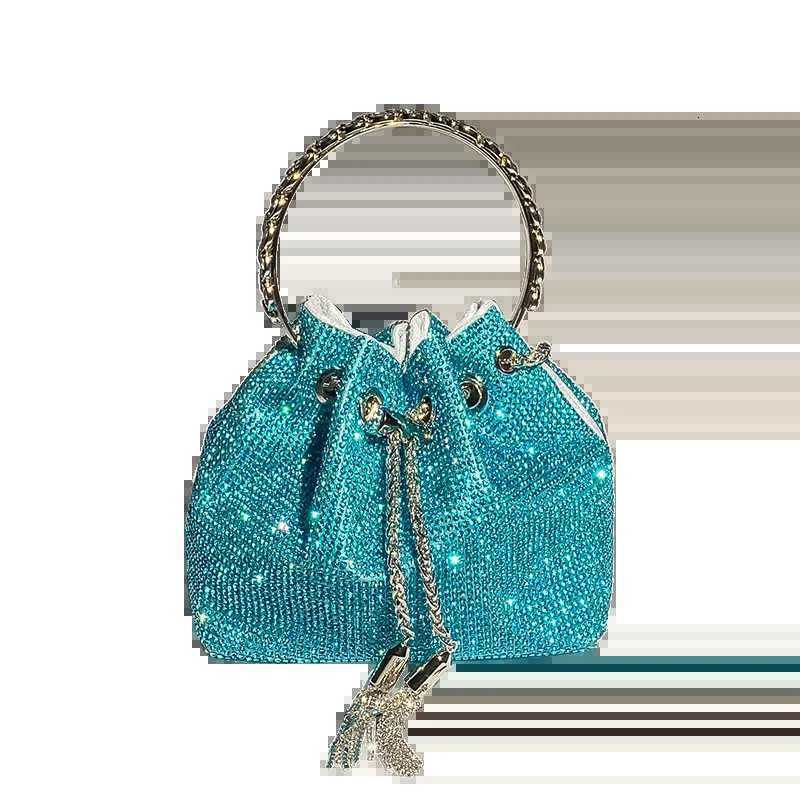 Crystal Shiny Rhinestones Diamond Evening Bag Wedding Party Clutch Purse Luxury Fashion Women Handbag Shoulder Crossbody Bag K251121