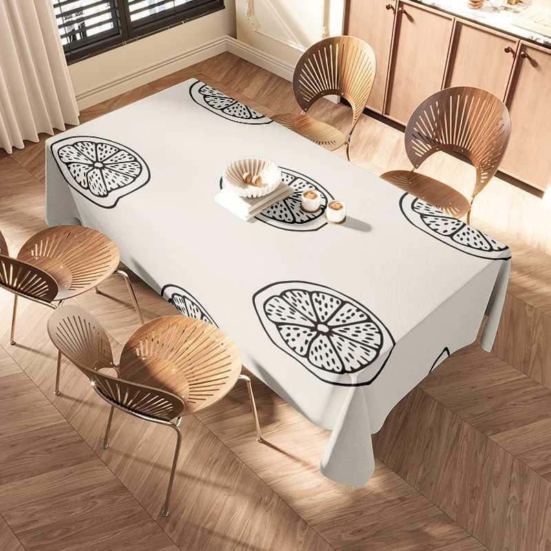 Modern dining table with chairs set Floral pattern printed polyester tablecloth for home kitchen decor Set includes 1 x Tableclo C251122