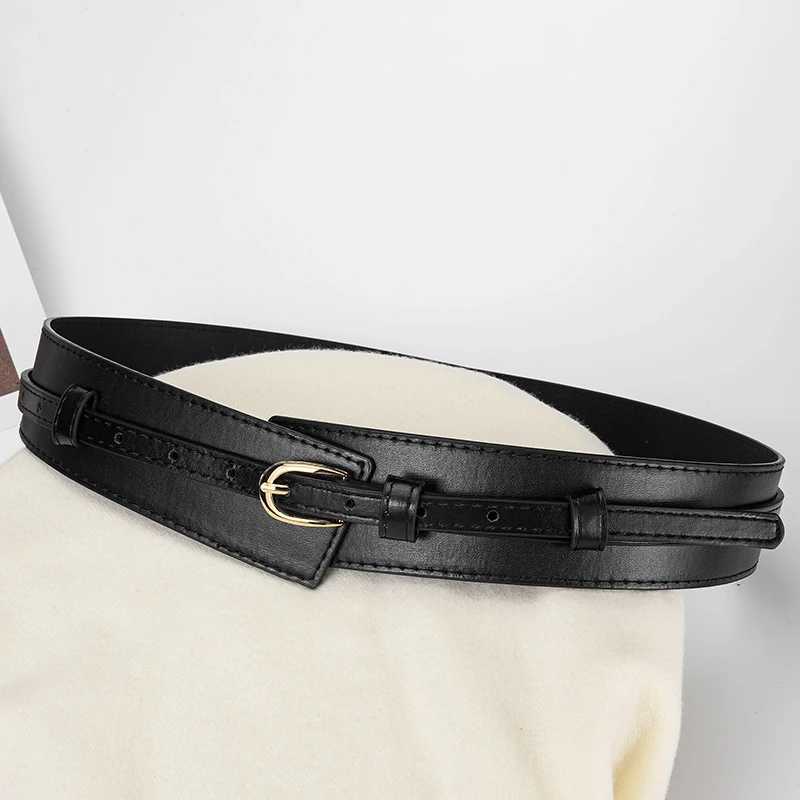 Womens U-shaped Pin Buckle Removable PU Belt Fashionable With Jeans Wide-leg Pants Personalized Womens Waist Accessories J251122