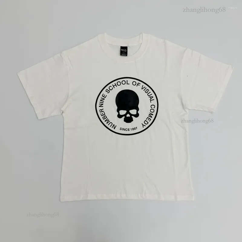 Mens T Shirts 2024 Men Number Nine N9 Classic T-Shirt Hip Hop Skateboard Street Cotton T-Shirts Tee Top US Size #209 w250424