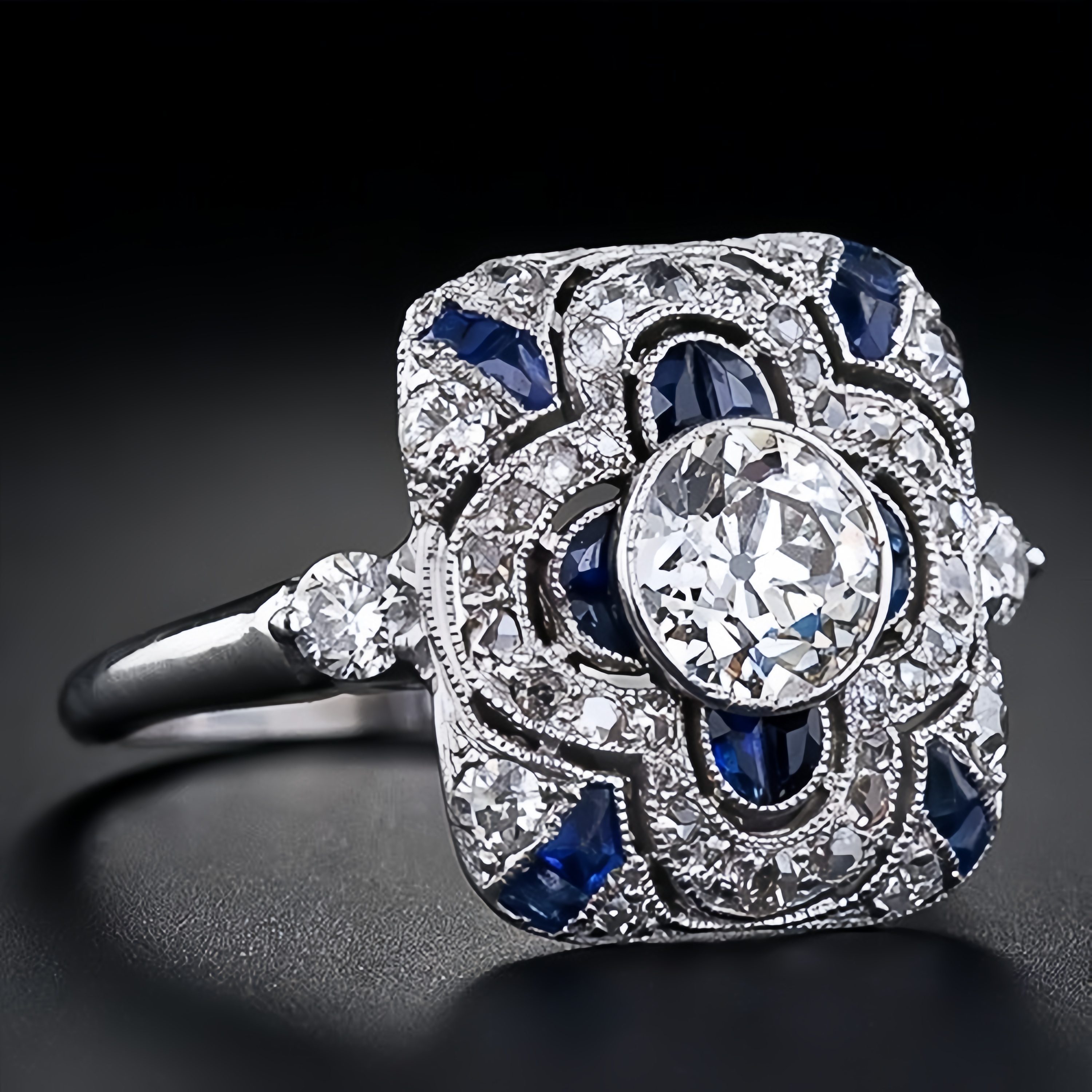New Ladies Ring Luxury Large Square Jewelry Wedding Artificial Zircon Simple Atmosphere Luxury Party designer for women engagement men love ring rings - view 4