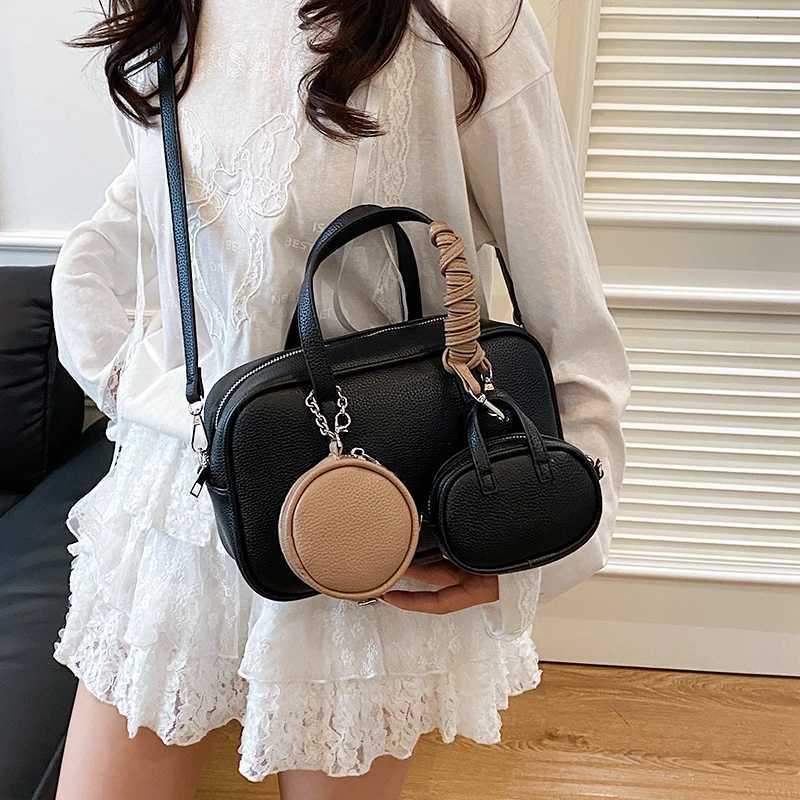 Fashion Women PU Leather Handbags High Quality Ladies Shoulder Messenger Bags for Women Casual New Female Zipper Crossbody BagT251122