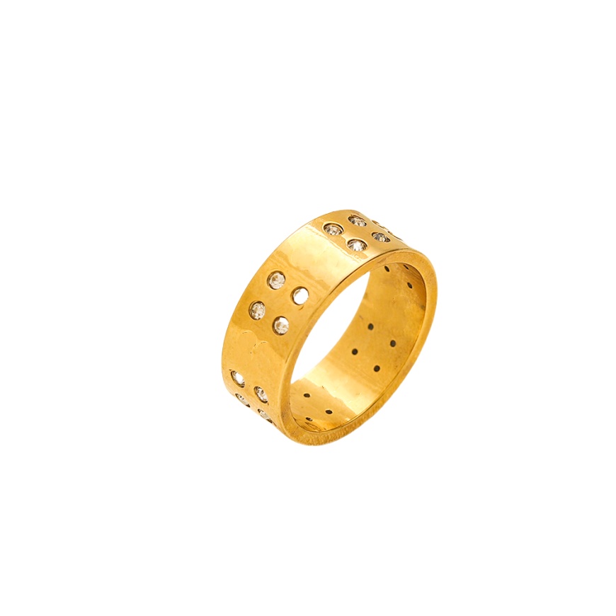 wedding ring designer jewelry rings for women jewelry woman wedding band Fashion Stainless Steel Engraved Letter Brand Jewelry Accessories Never Fade 