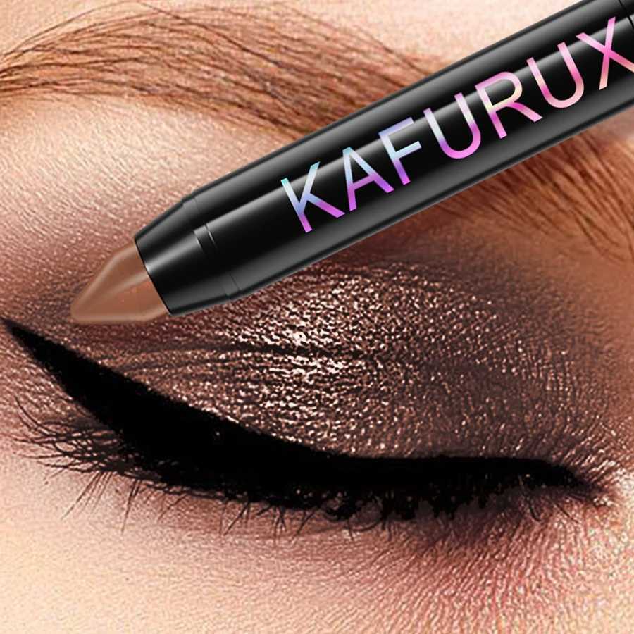 Natural Color Eyeshadow Stick-Highlighter Pen with Pearly GlitterMatte Finish 1pc Pick Brow Shimmer Eye Shadow Pen Eye MakeupT251122