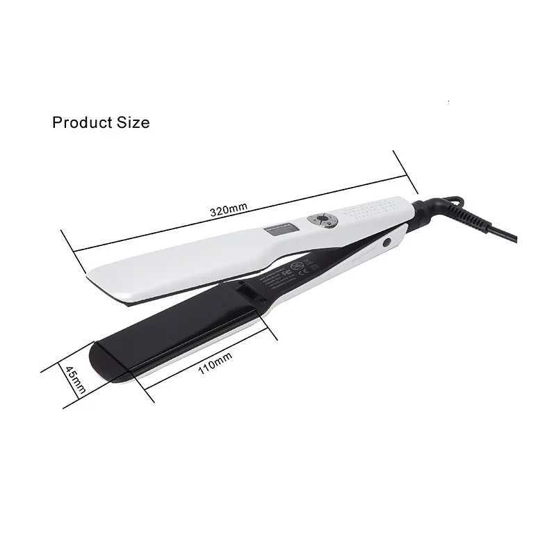 Tourmaline Ceramic Hair Straightener LCD Display Fast Heating Hair Straightener Adjustable Temperature Hair StraightenerT251122