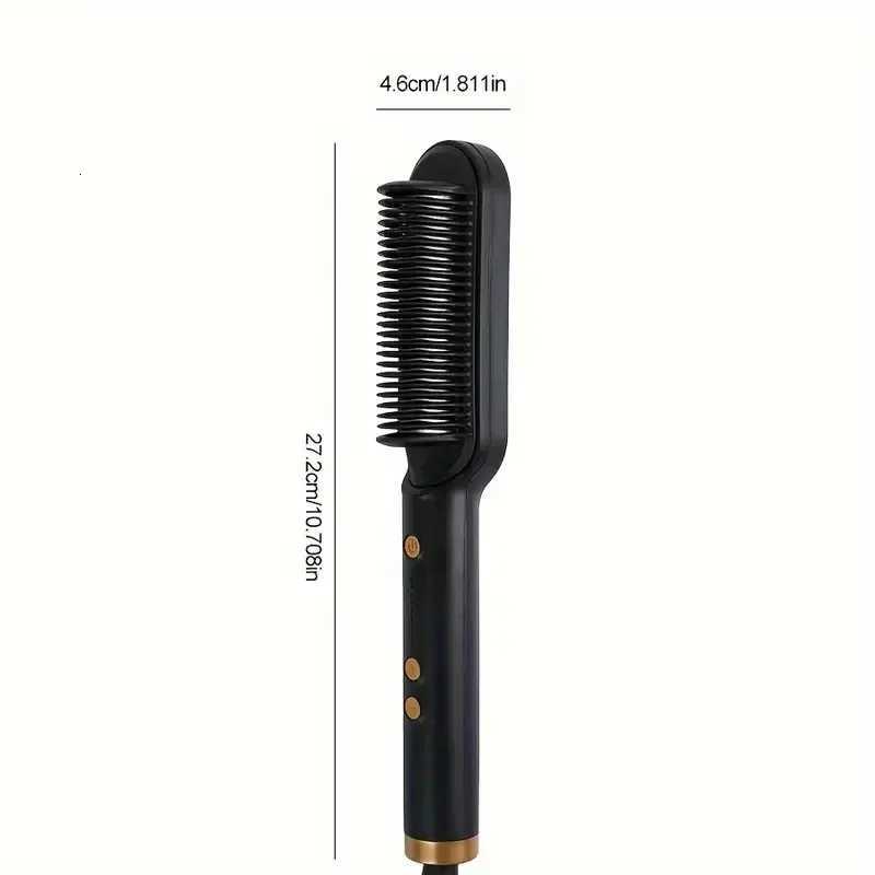Multi-Functional Electric Hair Straightener Comb 2-in-1 Styler for Straightening Curling and StylingT251122