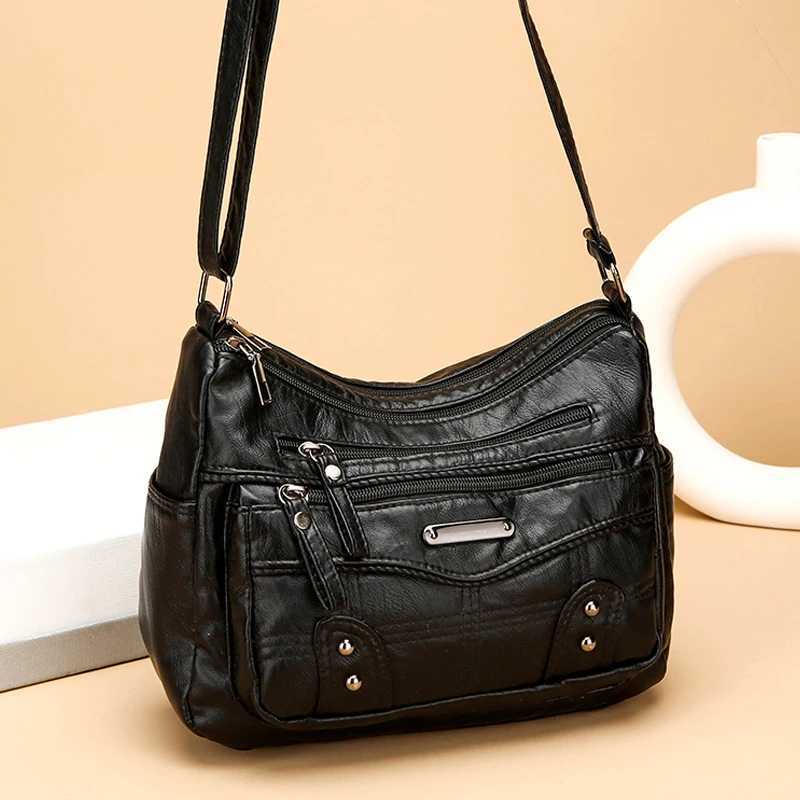 Women Fashion High Quality Leather Handbags Purses Female Retro Shoulder Crossbody Messenger Bag Luxury Designer Sac for LadiesT251122