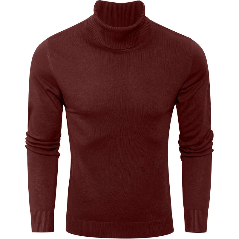 Animal Game Winter Mens Warm Cold Blouse Turtleneck Sweater Woolen Knitwear Pullover Outdoor Casual Knit Men 251107