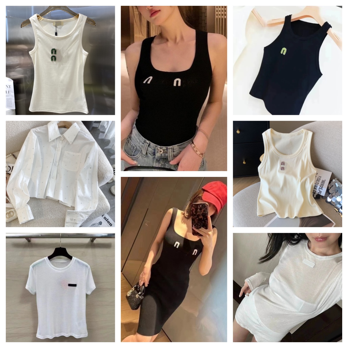 Women's T-Shirts cotton-blend tee top Printed Embroidery Shorts Designer Suit O Neck Sleeve Shorts Lady Long Sweatshirts Sweater Hoodies Femme Vintage Tank Cropped