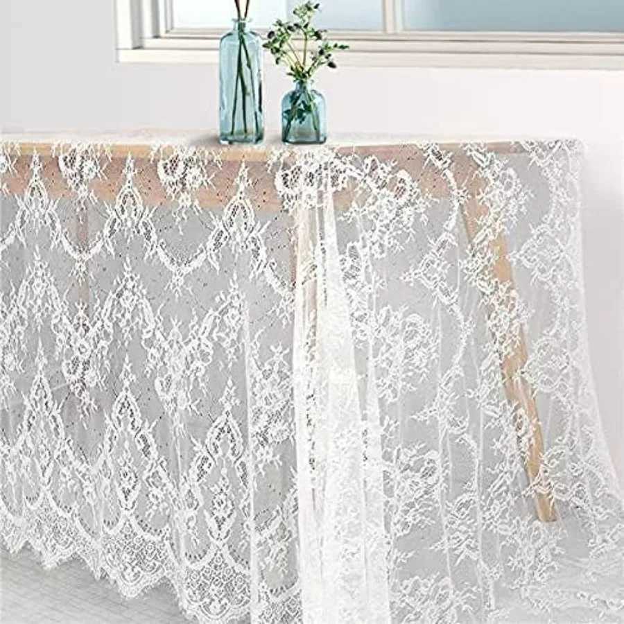 Vintage-Lace-Tablecloth 60x120-Inch Small Lace Rectangle Tablecloth Lace Boho Print Tablecloth Lace Overlay Tablecloth Lace Tabl C251122