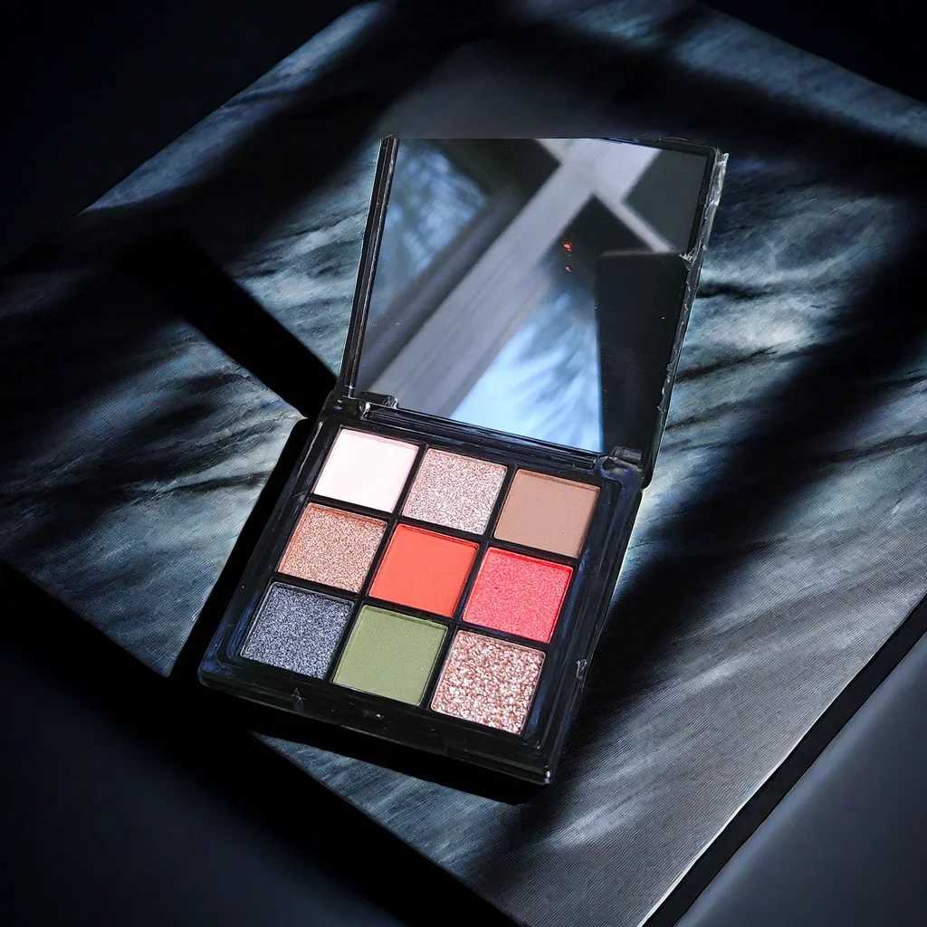 Slightly Drunk Red Wine 9-Color Eye Shadow Palette Pearlescent Matte Metal Texture Long-Lasting Waterproof Sweat ProofT251122