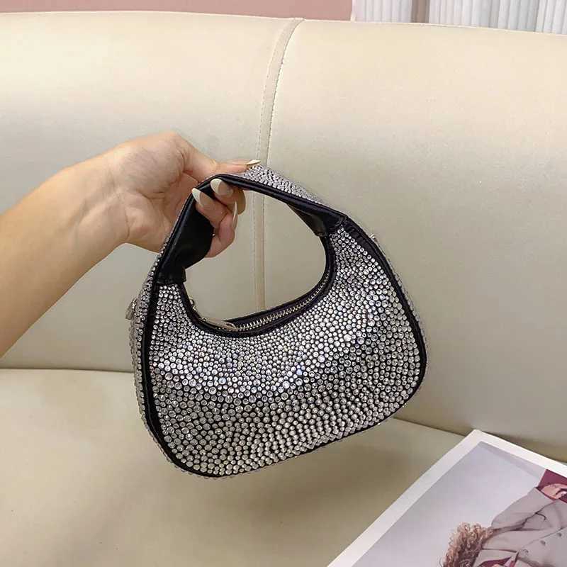 Womens Handbag Glitter Shiny Diamonds Hobo Bag Luxury Fashion Evening Bag Wedding Party Clutch Purse Shoulder Messenger Bag K251121