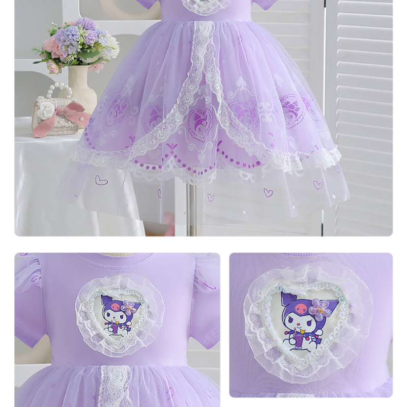 DISNEY Children's designer clothing baby princess dress kids dress girls' Lolita dress children's girl clothes Kuro Mi summer dress pri